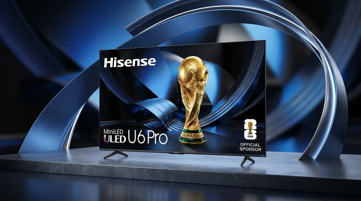 This 55-inch Hisense 4K TV with a vibrant Mini-LED panel and a super smooth 144Hz refresh rate is a bargain for your World Cup viewing