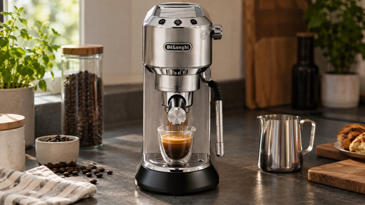 De'Longhi bei Netto: Diese kompakte Siebträger-Espressomaschine kostet jetzt nur 160 Euro