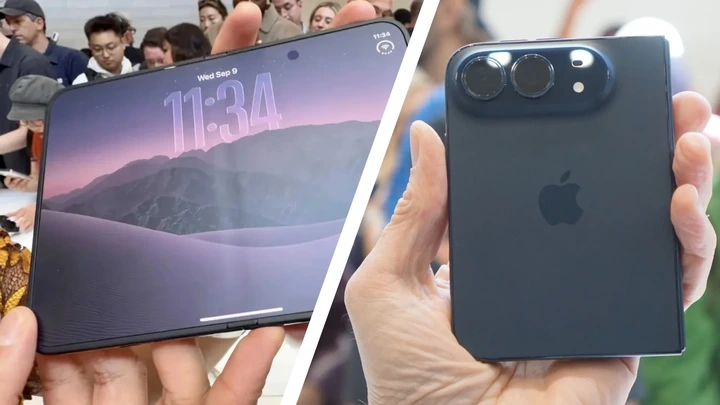The iPhone Duo seemed like it fixed the folding crease problem, but these images show you should temper your expectations