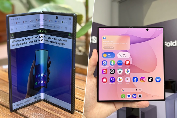 Comparativa entre generaciones de plegables de Samsung: Galaxy Z Fold8 Ultra y Galaxy Z Fold7, frente a frente