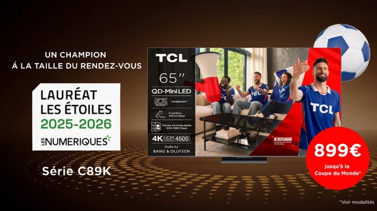TCL C89K : la télévision pour vivre toutes les émotions de la Coupe du Monde (et bien plus encore)