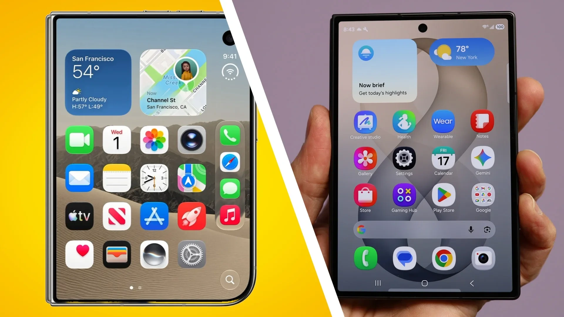 iPhone Duo vs Samsung Galaxy Z Fold 8: 7 key differences, from displays to durability