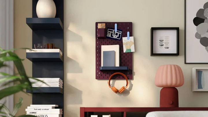 IKEA Has Just Released a New Colorway for Its Iconic SKÅDIS Pegboard, Which Makes Organization Look Effortlessly Stylish