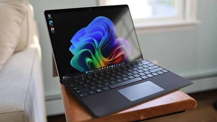 I've been working on Microsoft's 13-inch Surface Pro 12th Gen for Business running Intel Core Ultra Series 3, and am surprised by its speed and battery life, but oh that fan